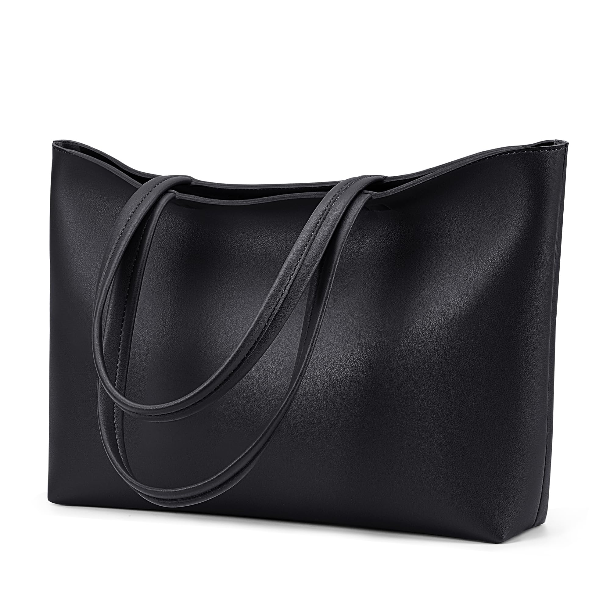 KALIDI Tote Bag Zipper Shoulder Bag Faux Leather Purses for Women